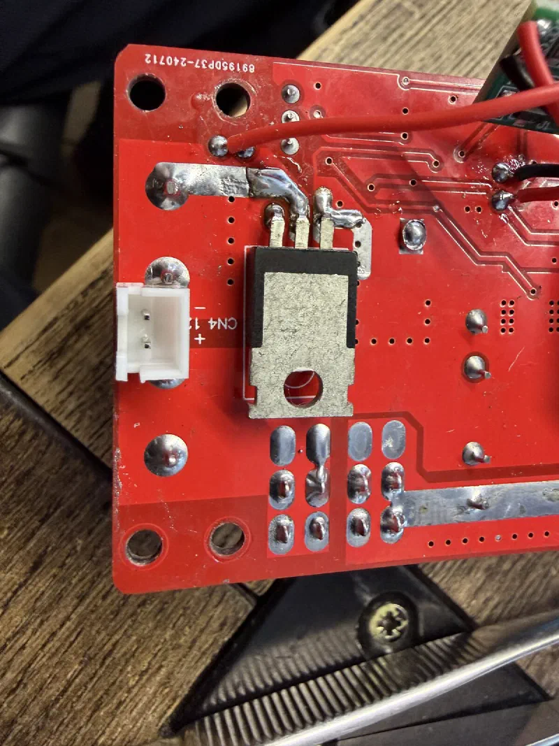 Fan port (CN4), now powers the 120 mm fan