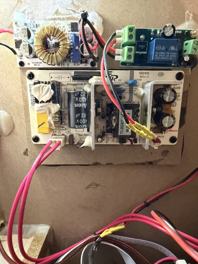 Another view, with the cable to the main board
