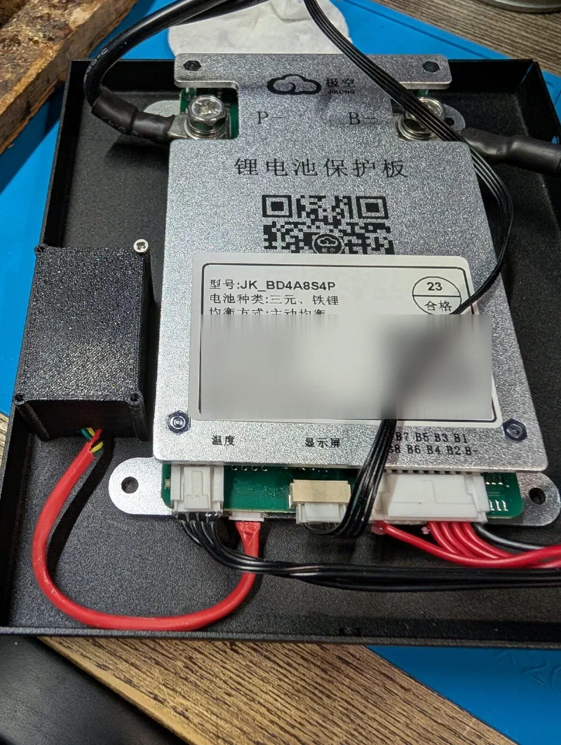 JK BMS and the 3D-printed ESP box