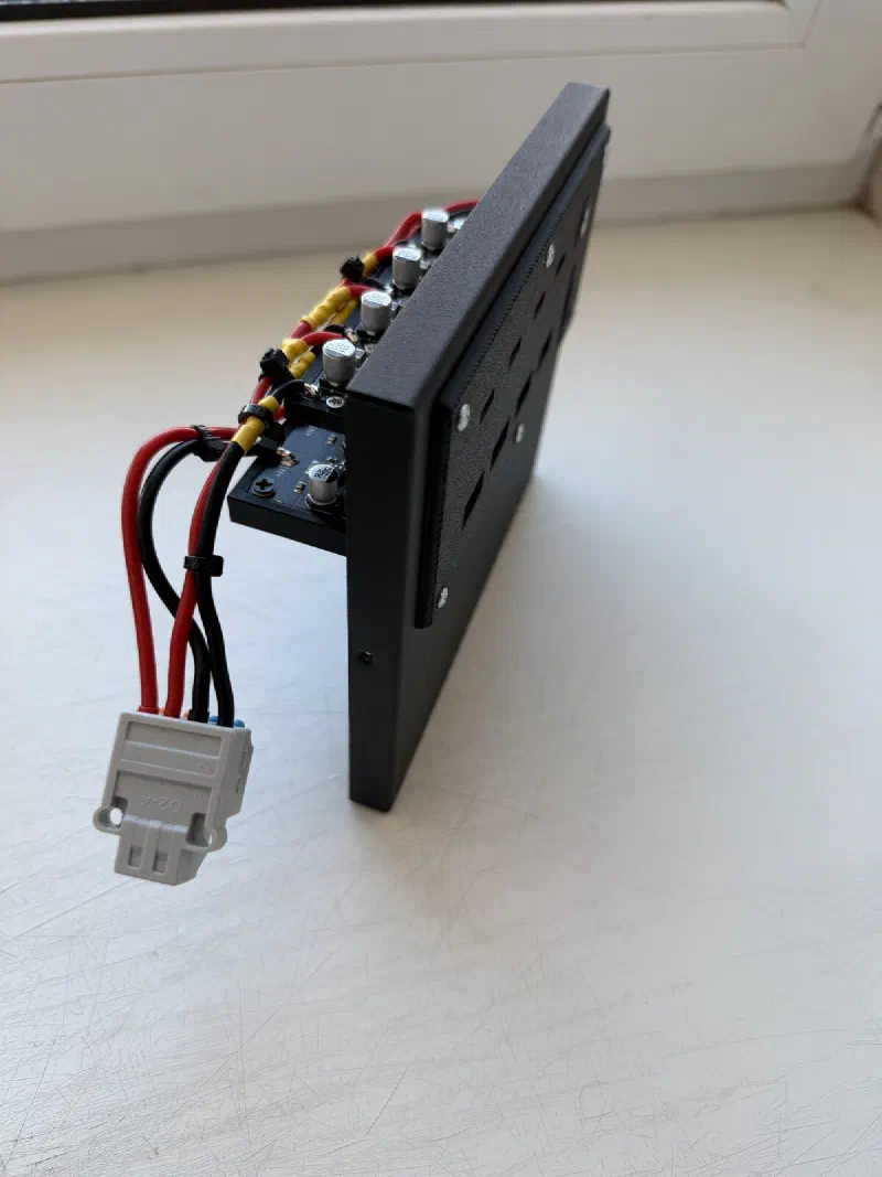 Panel with connector